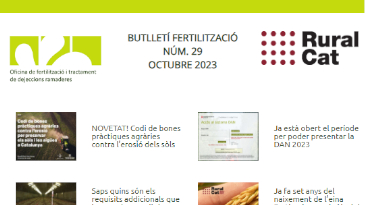 Butlletí nº29: Octubre 2023